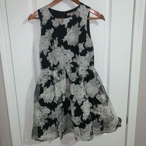 Black and white dress